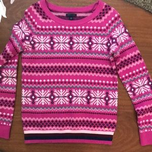 Tommy Hilfiger Pink Sweater Small